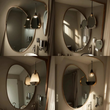 Espelho Orgânico com Moldura