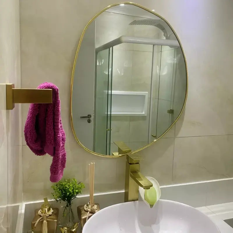 Espelho Orgânico com Moldura