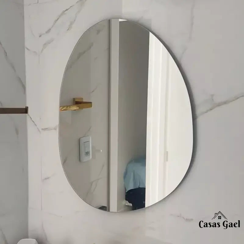 Espelho para Banheiro Orgânico com LED bivolt