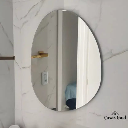 Espelho para Banheiro Orgânico com LED bivolt