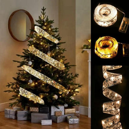 Fita Led Decorativa de Árvore de Natal 10 metros
