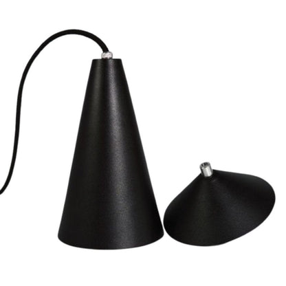 Luminária de Teto Pendente 2 unidades Cone em Alumínio