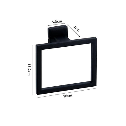 Kit Acessórios Para Banheiro Aço Inox 5 Peças