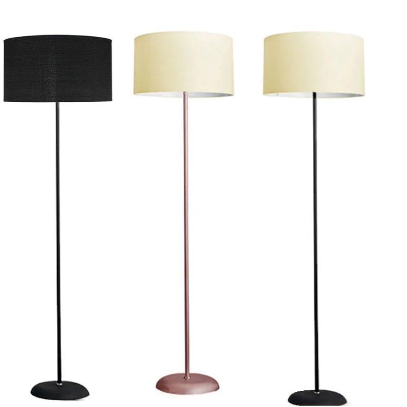 Luminária de Chão Abajur de Cúpula com Pedal de Acionamento