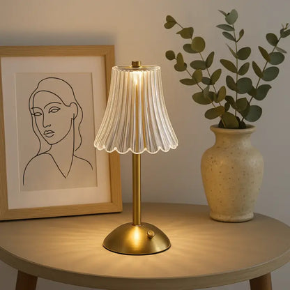 Luminária de Mesa Sem Fio Abajur Elegance