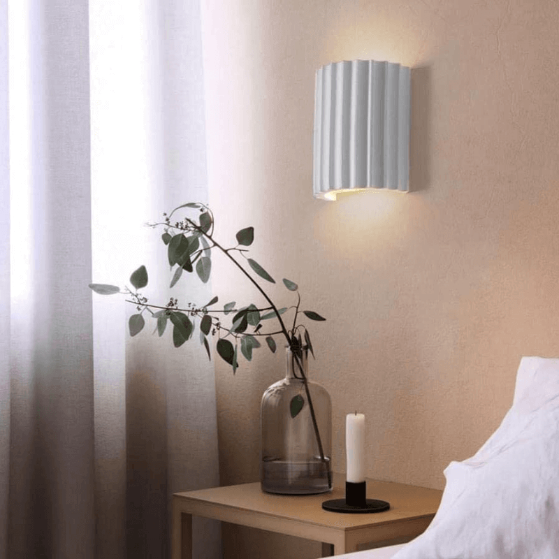 Ceramic Wall Sconce for Living Room and Bedroom