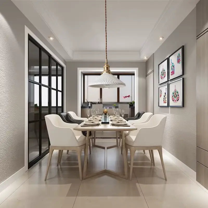 Luminária de Teto Retrô em Cerâmica Premium