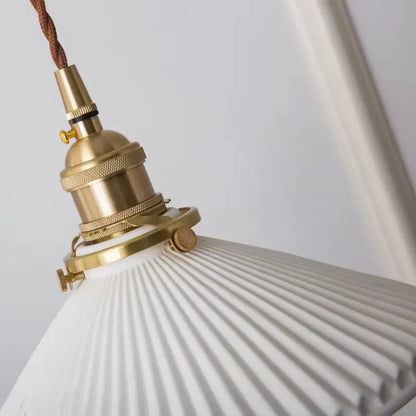 Luminária de Teto Retrô em Cerâmica Premium