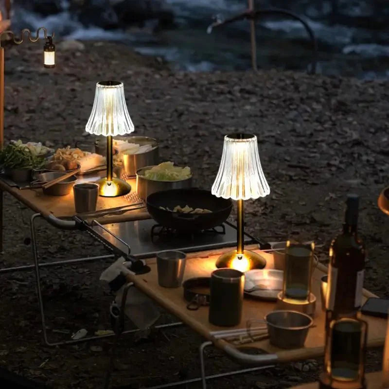 Luminária de Mesa Sem Fio Abajur Elegance