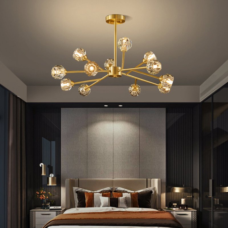 Lustre para Sala de Jantar Moderno em Cristal