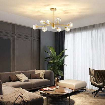 Lustre para Sala de Jantar Moderno em Cristal