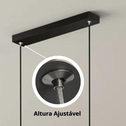 Lustre Pendente Para Sala 90cm - Hoffa