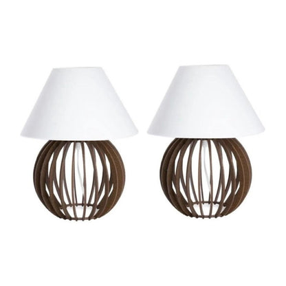 Par de Abajures de Mesa Boho para Cabeceira de Cama