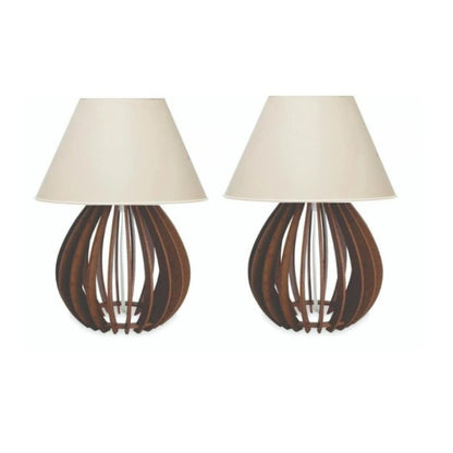 Par de Abajures de Mesa Boho para Cabeceira de Cama