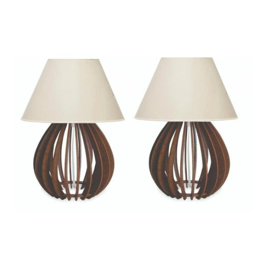 Par de Abajures de Mesa Boho para Cabeceira de Cama