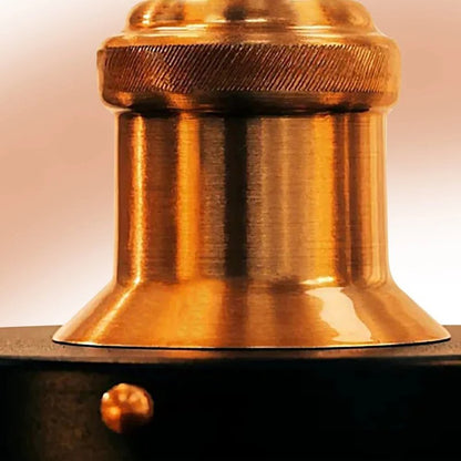 Luminária de Teto Pendente Preta Estilo Industrial