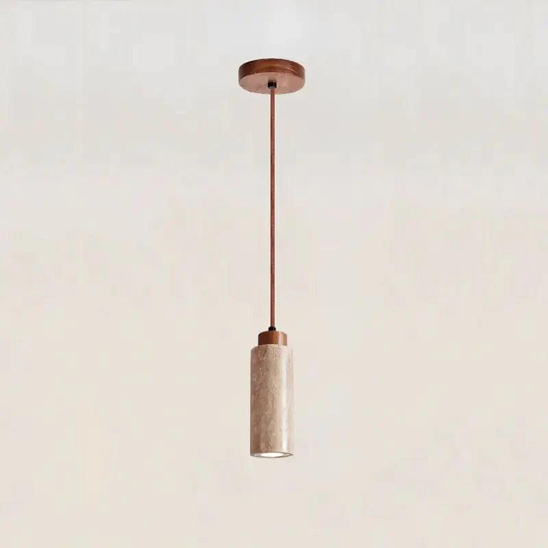 Pendente Japonês de Mármore Estilo Wabi Sabi