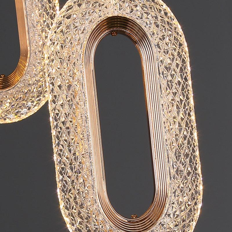 Pendente Vintage Oval Cristal