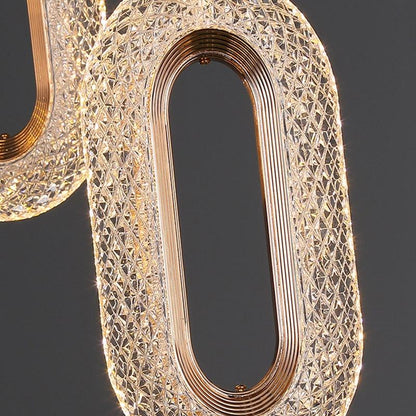 Pendente Vintage Oval Cristal