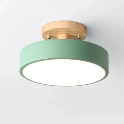 Luminária Teto LED Redondo Estilo Nórdico 13W Bivolt