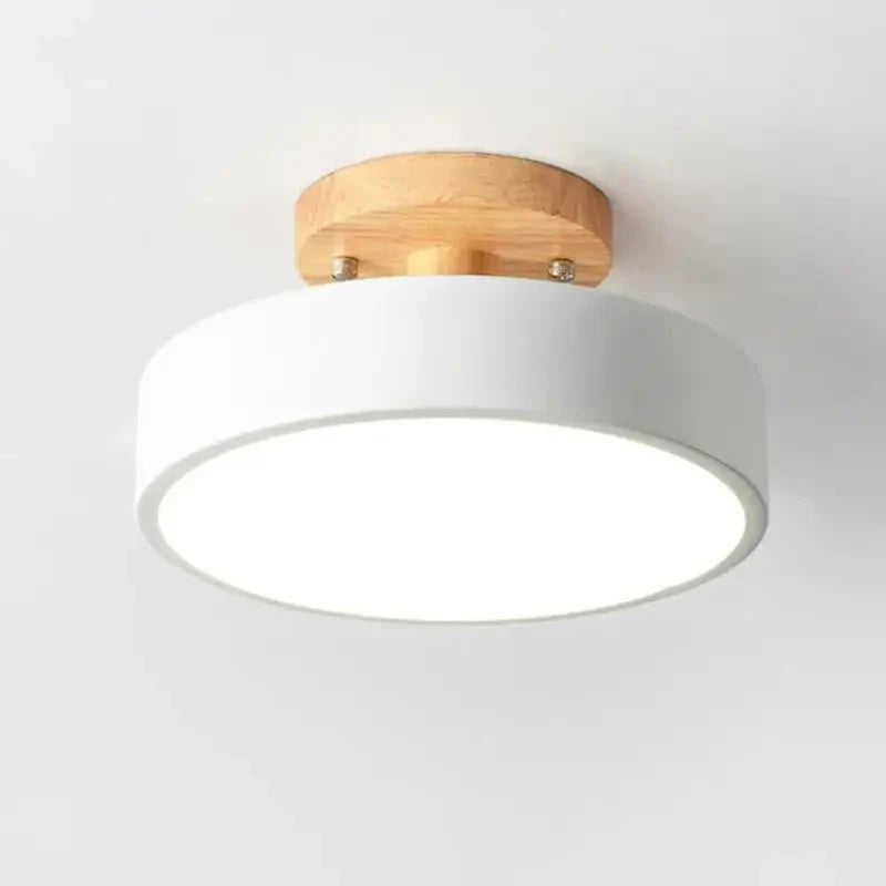 Luminária Teto LED Redondo Estilo Nórdico 13W Bivolt