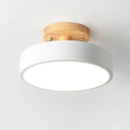 Luminária Teto LED Redondo Estilo Nórdico 13W Bivolt