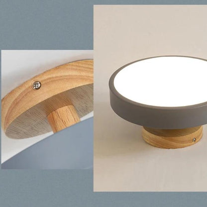 Luminária Teto LED Redondo Estilo Nórdico 13W Bivolt