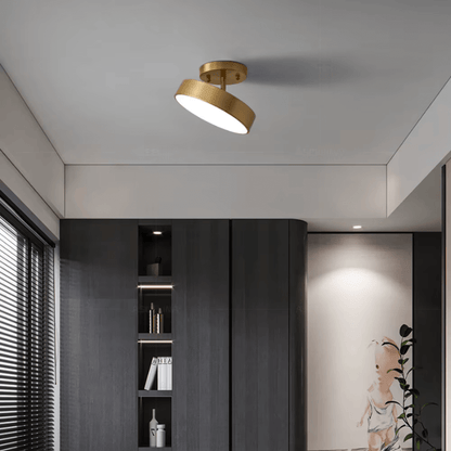 Round LED Ceiling Light with Directional Adjustment