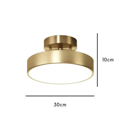 Round LED Ceiling Light with Directional Adjustment