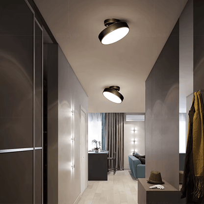 Round LED Ceiling Light with Directional Adjustment