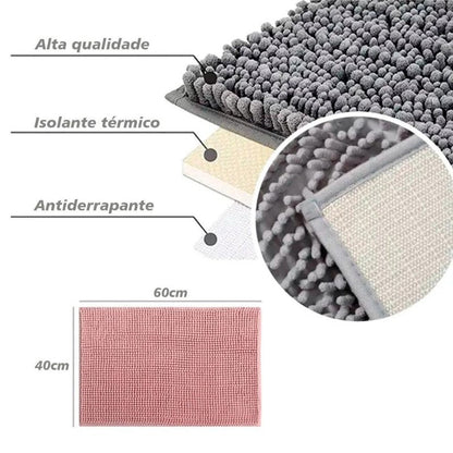 Tapete banheiro moderno absorvente e macio