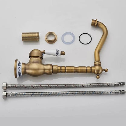 Torneira De Banheiro Monocomando Vintage com Misturador