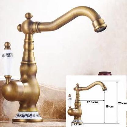 Torneira De Banheiro Monocomando Vintage com Misturador