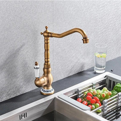 Torneira De Banheiro Monocomando Vintage com Misturador