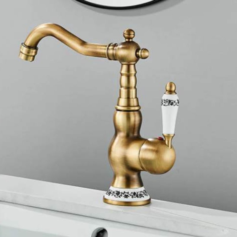 Torneira De Banheiro Monocomando Vintage com Misturador