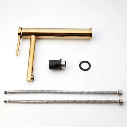 Torneira Para Lavabo e Banheiro Monocomando Dourada - Alina